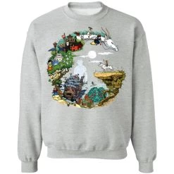 Ghibli Movie Circle Sweatshirt 29 Ghibli Movie Circle Sweatshirt -Ghibli Shop redirect01082021140110 2