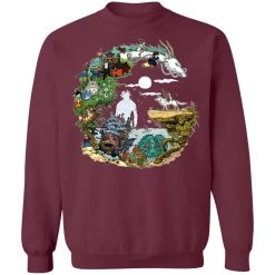 Ghibli Movie Circle Sweatshirt 23 Ghibli Movie Circle Sweatshirt -Ghibli Shop redirect01082021140111 1