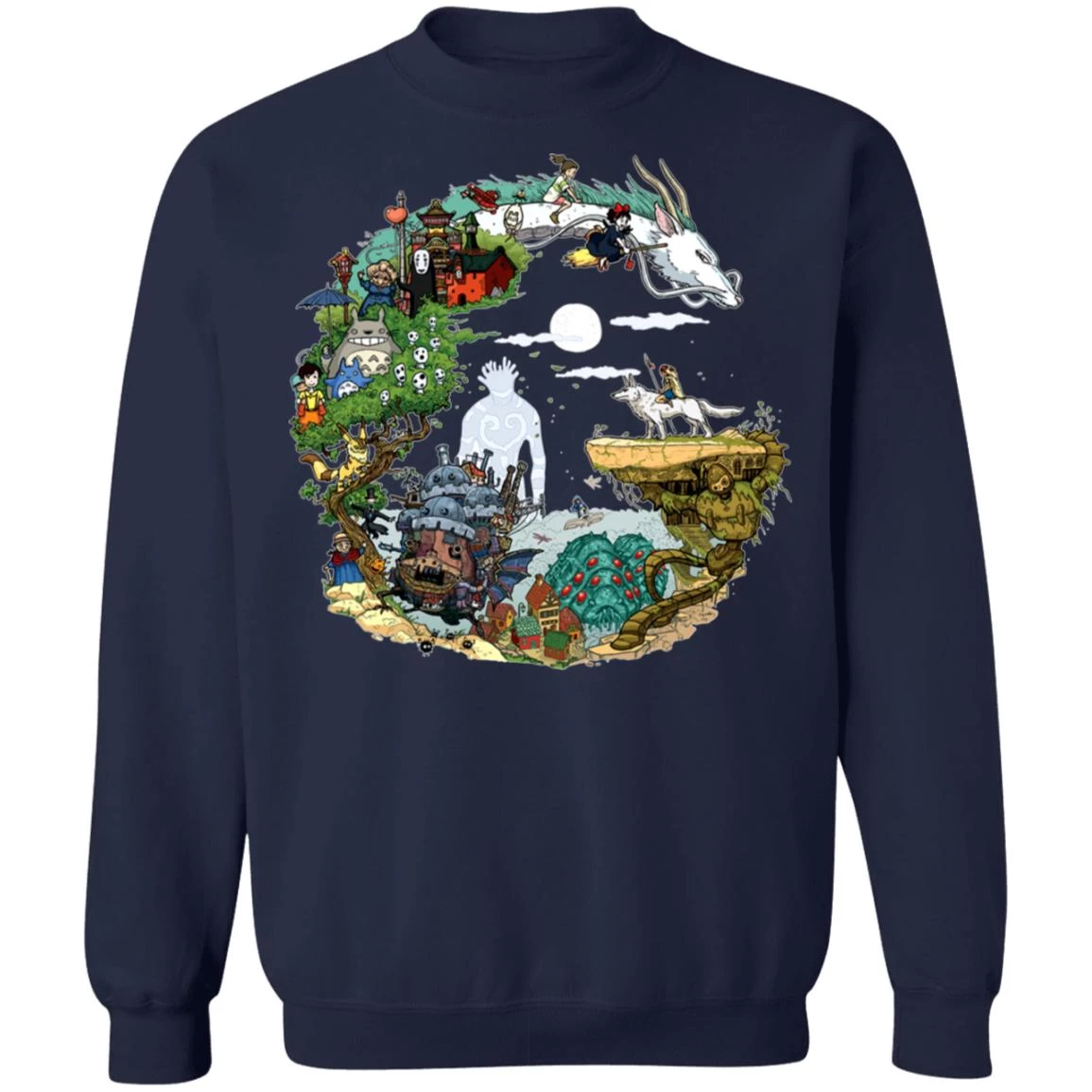 Ghibli Movie Circle Sweatshirt 16 Ghibli Movie Circle Sweatshirt - Image 14