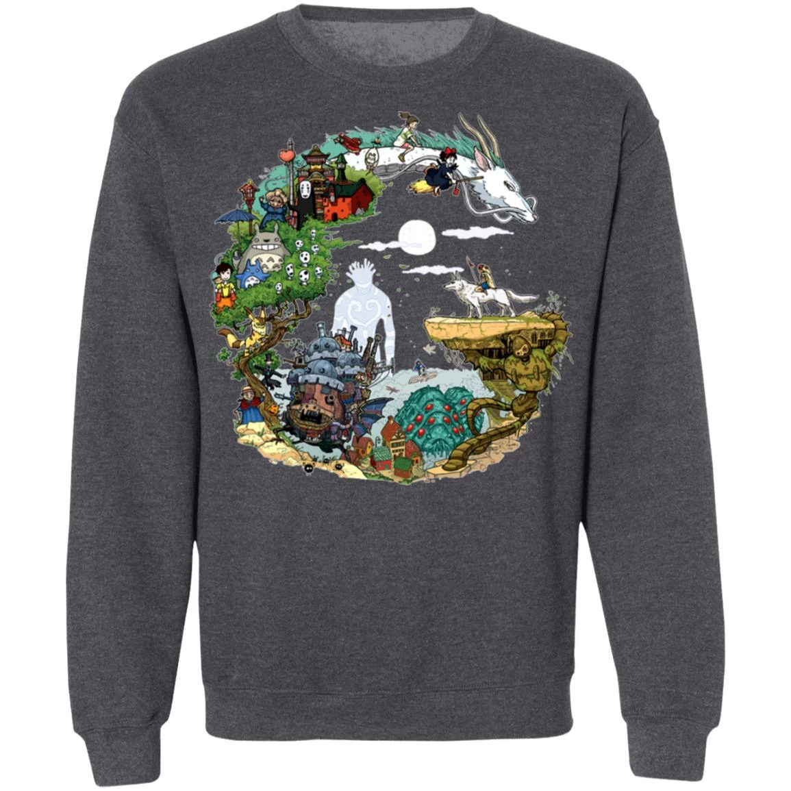 Ghibli Movie Circle Sweatshirt 18 Ghibli Movie Circle Sweatshirt - Image 16