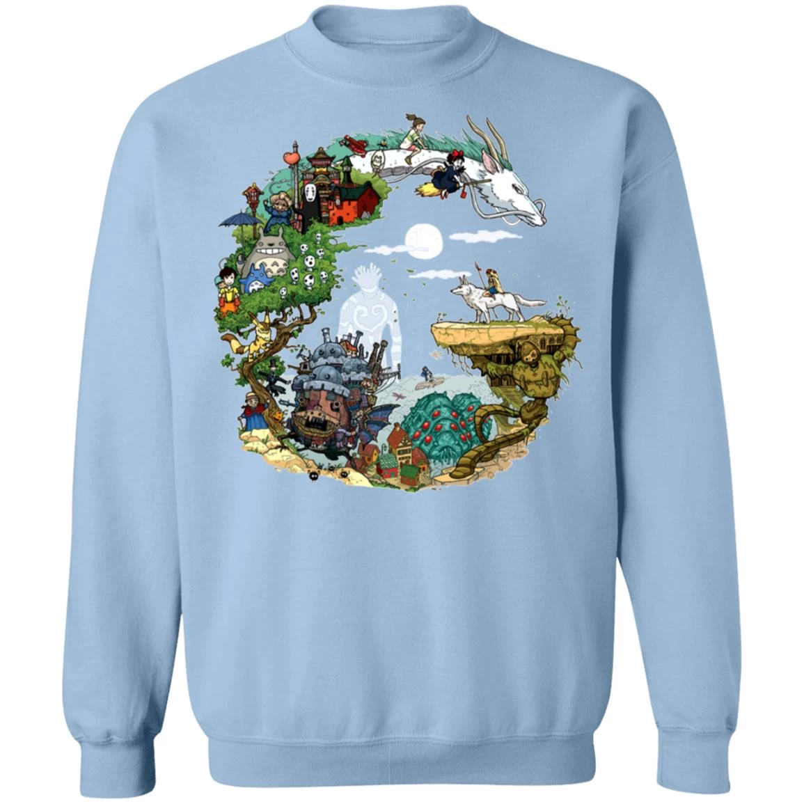 Ghibli Movie Circle Sweatshirt 10 Ghibli Movie Circle Sweatshirt - Image 8