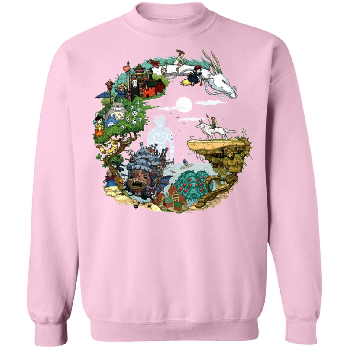 Ghibli Movie Circle Sweatshirt 11 Ghibli Movie Circle Sweatshirt - Image 9