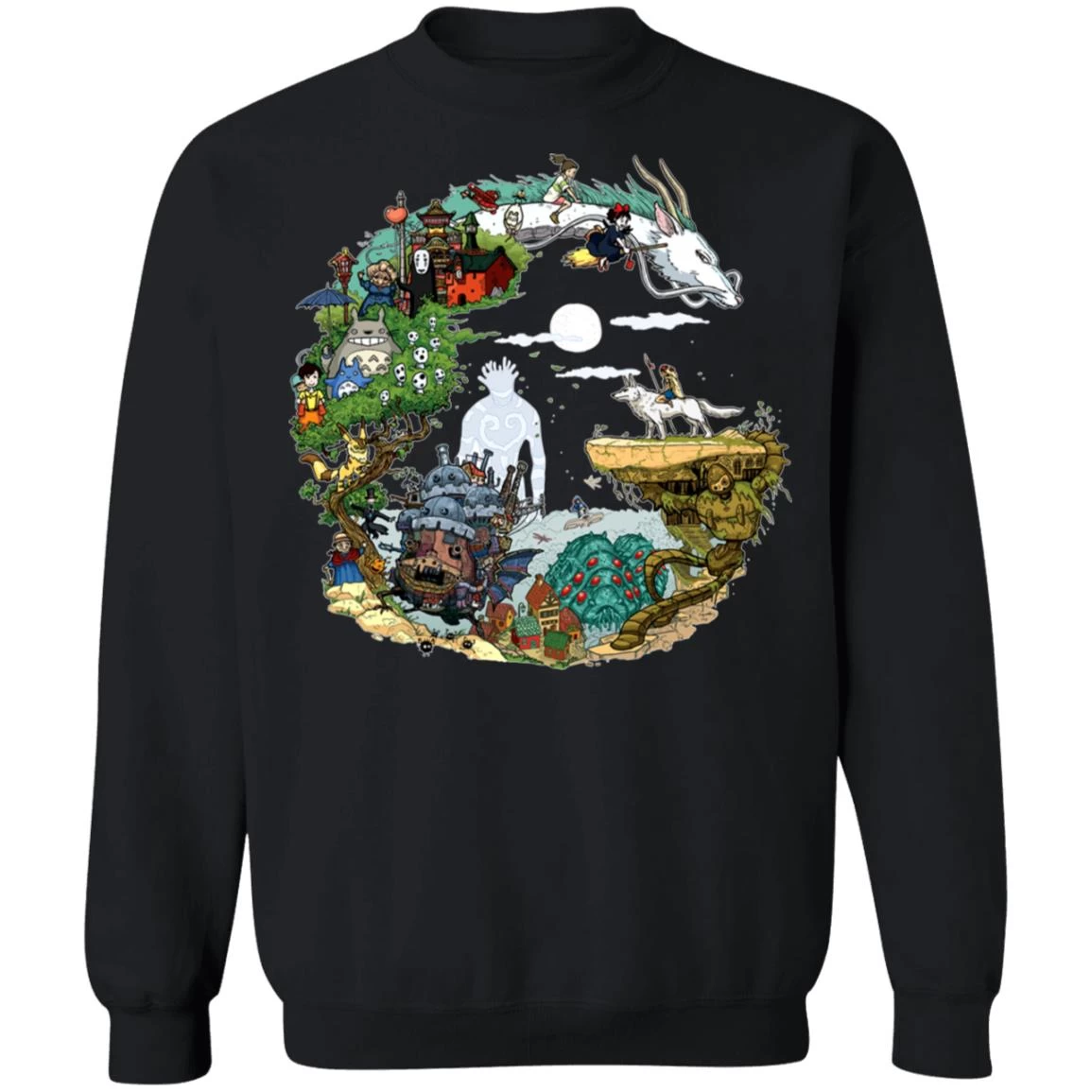 Ghibli Movie Circle Sweatshirt 14 Ghibli Movie Circle Sweatshirt - Image 12