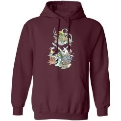 Ghibli Characters Color Collection Hoodie -Ghibli Shop redirect01082021140116 2 1