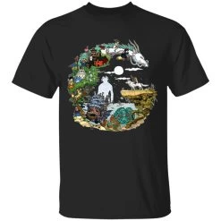 Ghibli Movie Circle T Shirt -Ghibli Shop redirect01082021140121 2 1