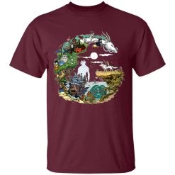 Ghibli Movie Circle T Shirt -Ghibli Shop redirect01082021140121 5