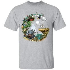 Ghibli Movie Circle T Shirt -Ghibli Shop redirect01082021140121 8