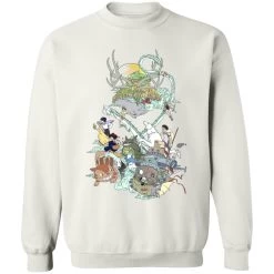 Ghibli Characters Color Collection Sweatshirt -Ghibli Shop redirect01082021140128 1 1
