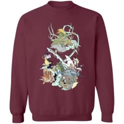 Ghibli Characters Color Collection Sweatshirt -Ghibli Shop redirect01082021140128 3