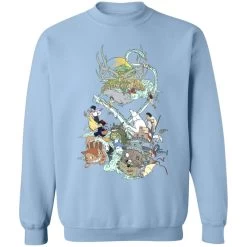 Ghibli Characters Color Collection Sweatshirt -Ghibli Shop redirect01082021140128 7 1