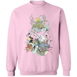 Ghibli Characters Color Collection Sweatshirt -Ghibli Shop redirect01082021140128 8