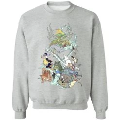 Ghibli Characters Color Collection Sweatshirt -Ghibli Shop redirect01082021140128 9