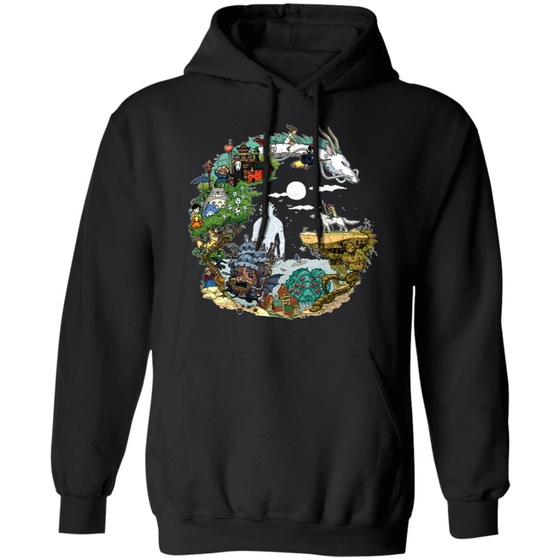 Ghibli Movie Circle Hoodie 14 Ghibli Movie Circle Hoodie - Image 12
