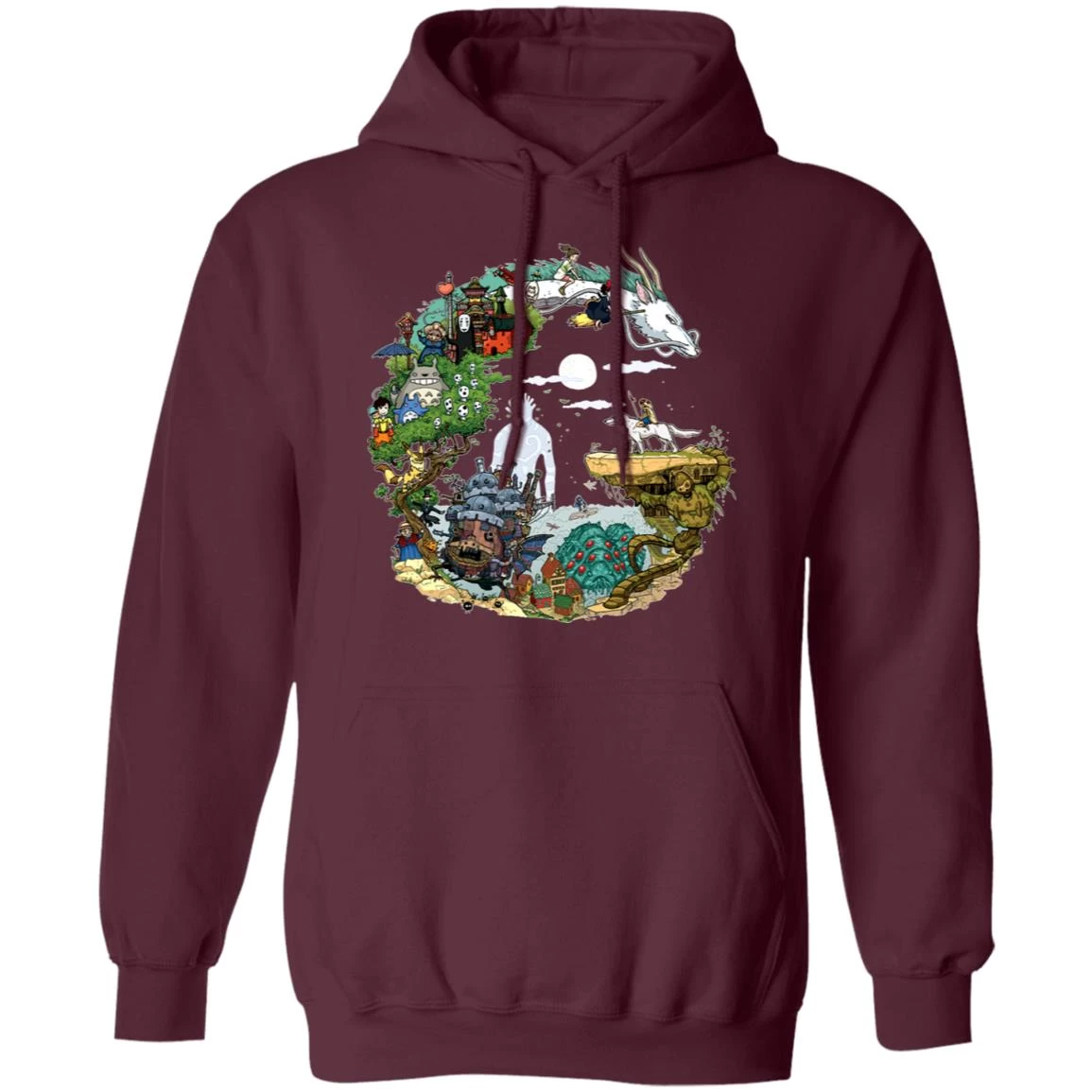 Ghibli Movie Circle Hoodie 19 Ghibli Movie Circle Hoodie - Image 17