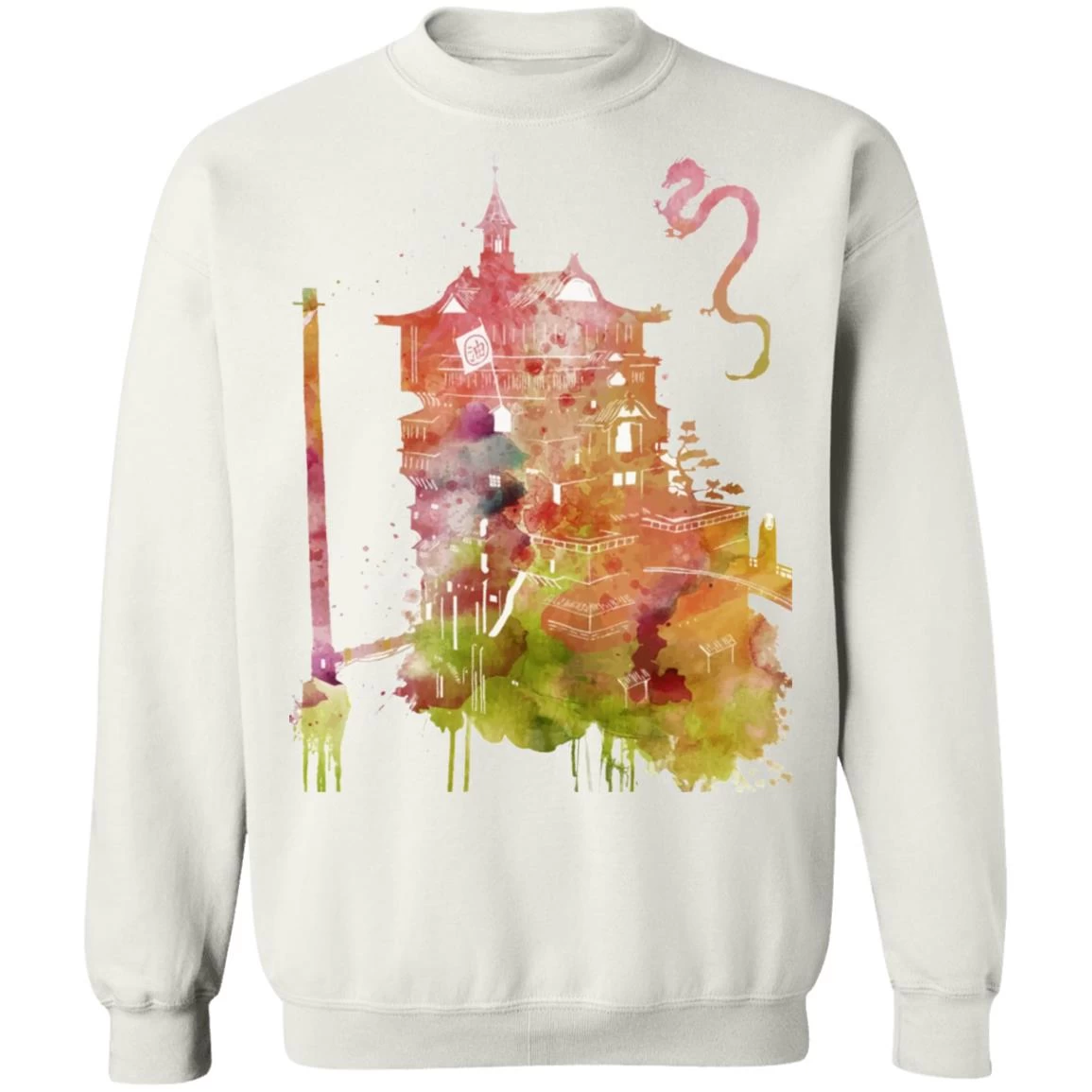 Spirited Away – The Bathhouse Color Cutout Sweatshirt 13 Spirited Away – The Bathhouse Color Cutout Sweatshirt - Image 11