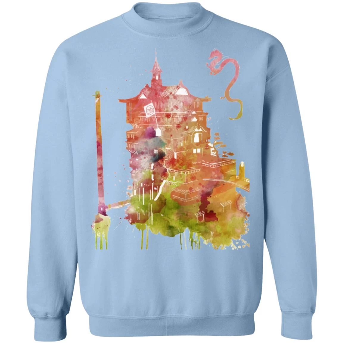 Spirited Away – The Bathhouse Color Cutout Sweatshirt 19 Spirited Away – The Bathhouse Color Cutout Sweatshirt - Image 17