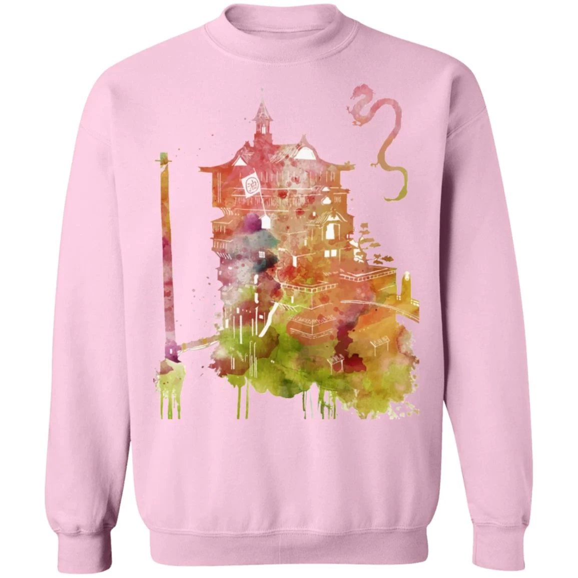 Spirited Away – The Bathhouse Color Cutout Sweatshirt 20 Spirited Away – The Bathhouse Color Cutout Sweatshirt - Image 18