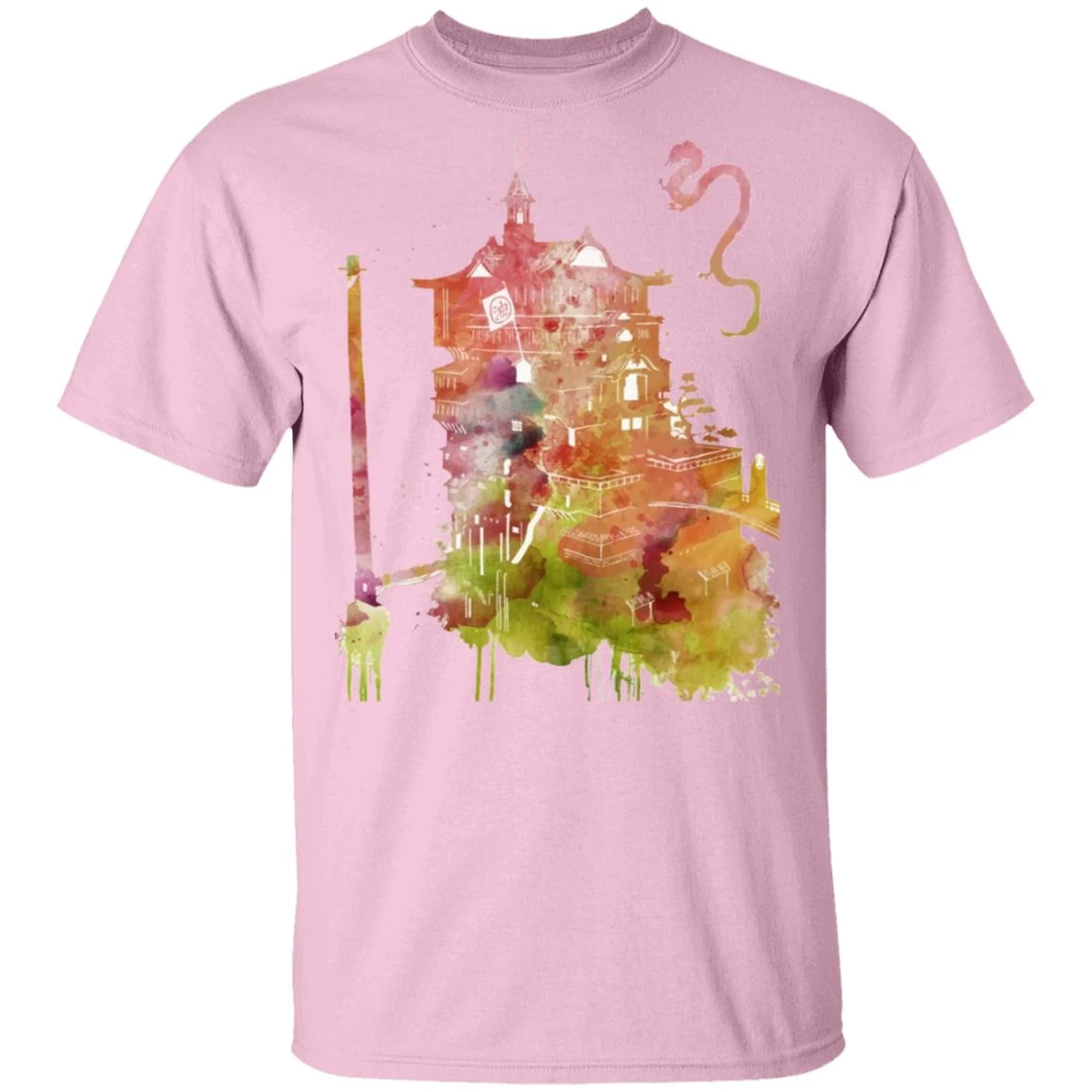 Spirited Away – The Bathhouse Color Cutout T Shirt 7 Spirited Away – The Bathhouse Color Cutout T Shirt - Image 5