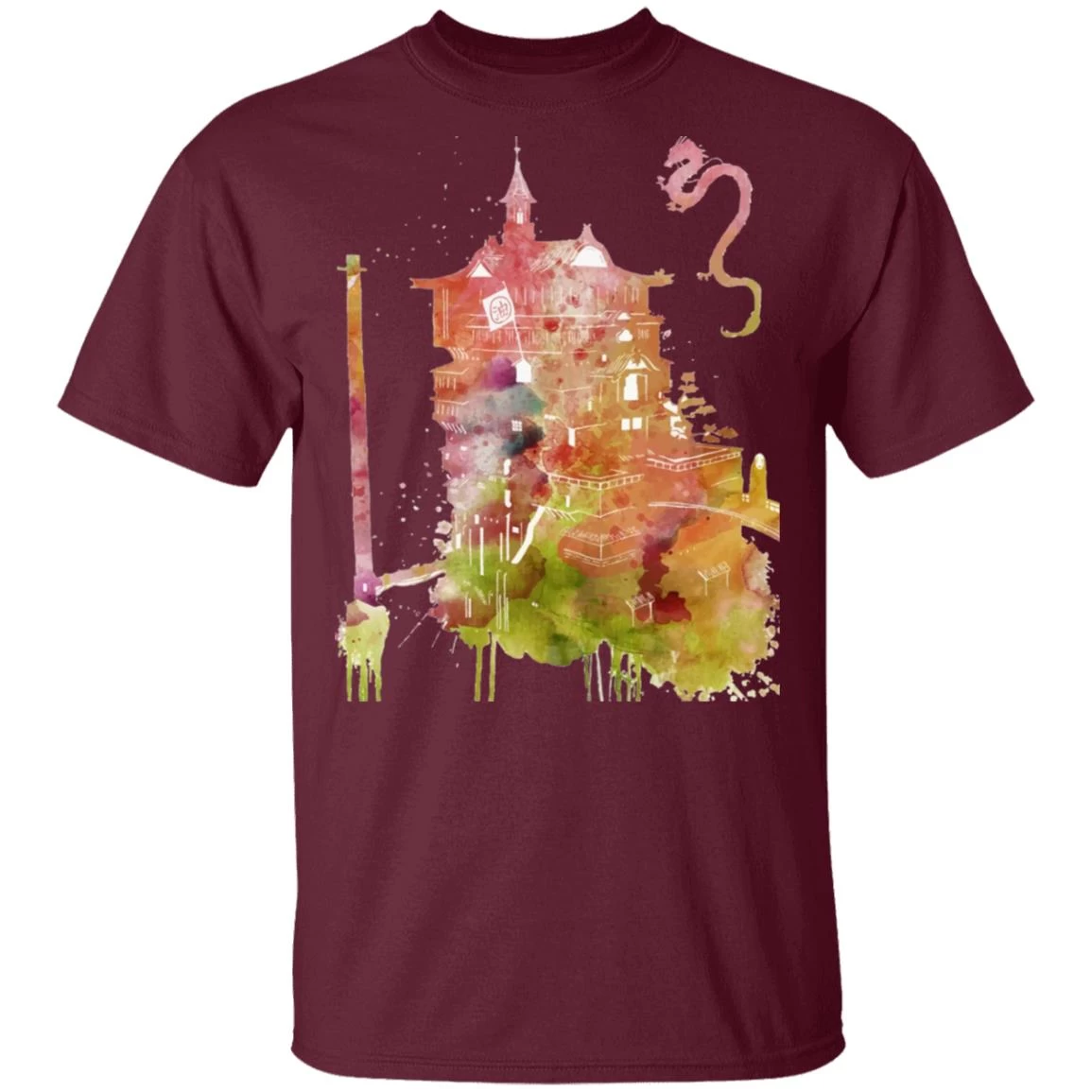 Spirited Away – The Bathhouse Color Cutout T Shirt 8 Spirited Away – The Bathhouse Color Cutout T Shirt - Image 6