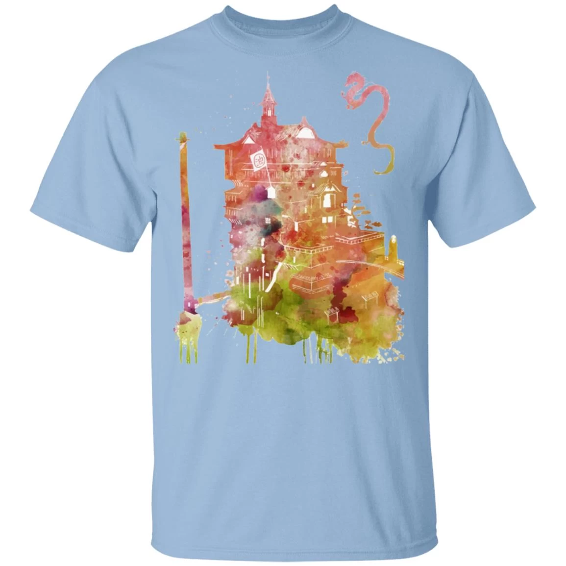 Spirited Away – The Bathhouse Color Cutout T Shirt 12 Spirited Away – The Bathhouse Color Cutout T Shirt - Image 10