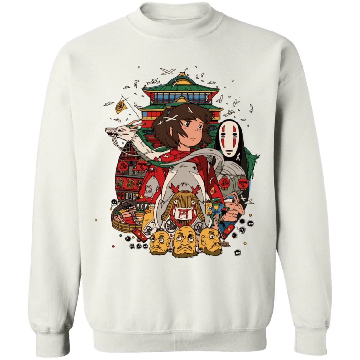 Spirited Away – Sen And Friends Sweatshirt 4 Spirited Away – Sen And Friends Sweatshirt - Image 2