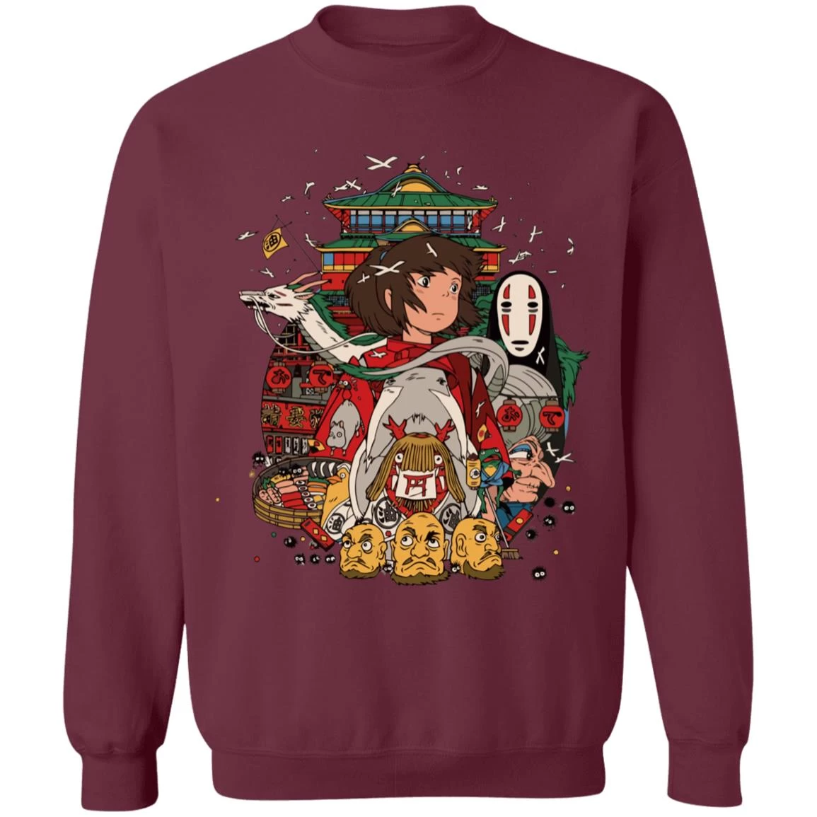 Spirited Away – Sen And Friends Sweatshirt 6 Spirited Away – Sen And Friends Sweatshirt - Image 4