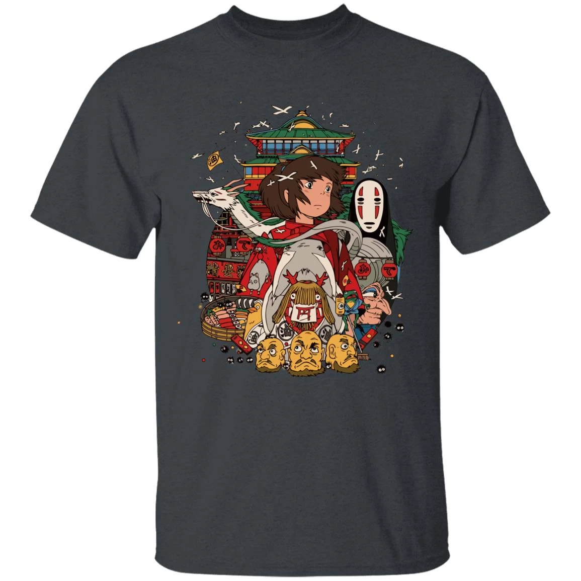 Spirited Away – Sen And Friends T Shirt 6 Spirited Away – Sen And Friends T Shirt - Image 4