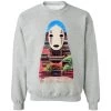 Spirited Away Kaonashi Cutout Colorful Sweatshirt 2 Spirited Away Kaonashi Cutout Colorful Sweatshirt -Ghibli Shop redirect01192021060108