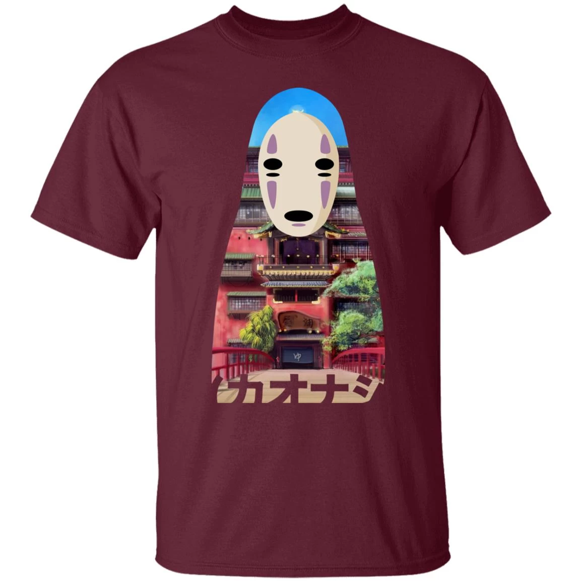 Spirited Away Kaonashi Cutout Colorful T Shirt 8 Spirited Away Kaonashi Cutout Colorful T Shirt - Image 6