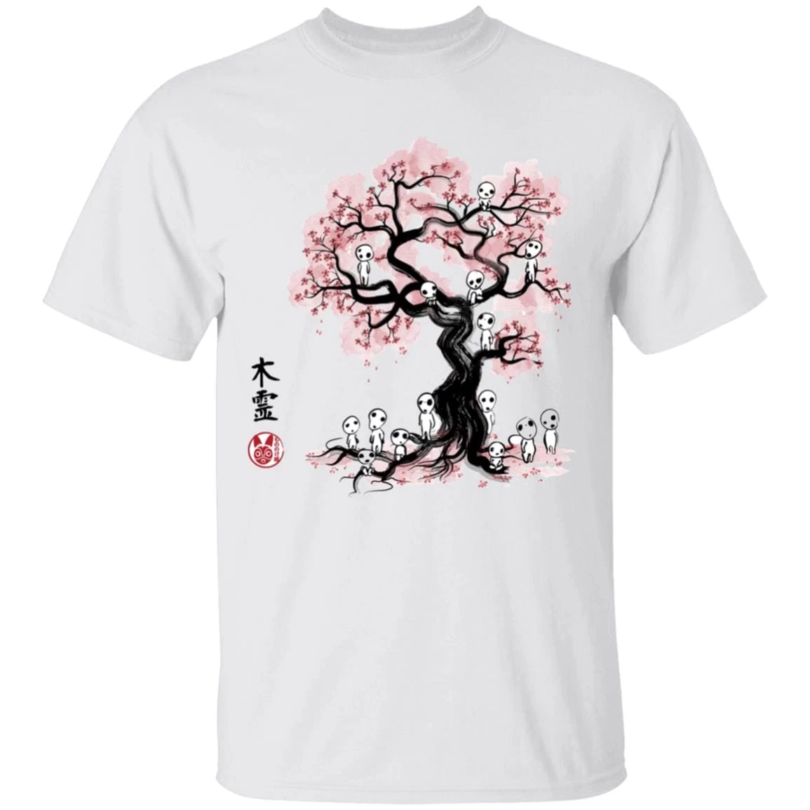 Tree Spirits Under The Sakura T Shirt 13 Tree Spirits Under The Sakura T Shirt - Image 11