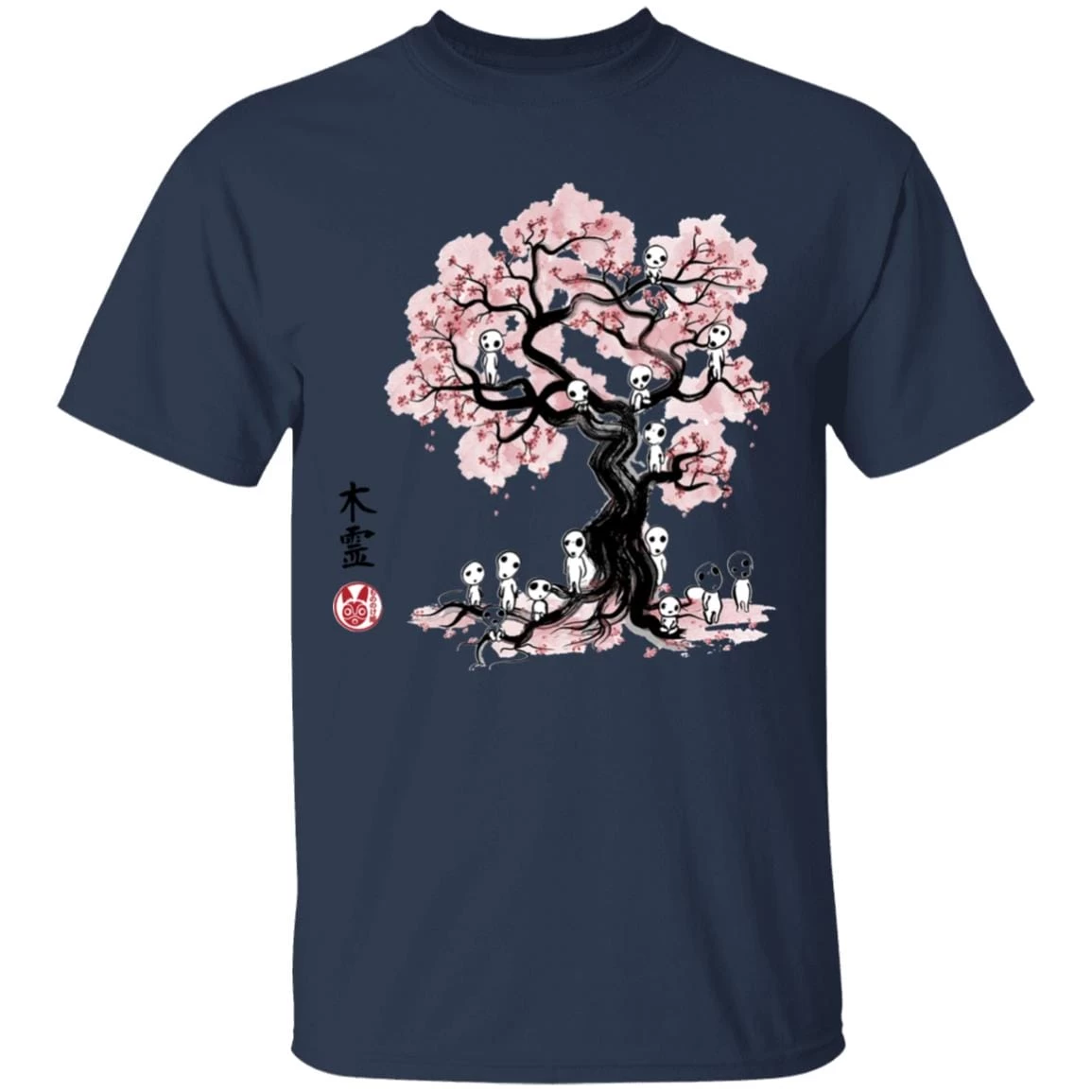 Tree Spirits Under The Sakura T Shirt 18 Tree Spirits Under The Sakura T Shirt - Image 16