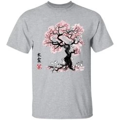 Tree Spirits Under The Sakura T Shirt 37 Tree Spirits Under The Sakura T Shirt -Ghibli Shop redirect01262021140158 8 1