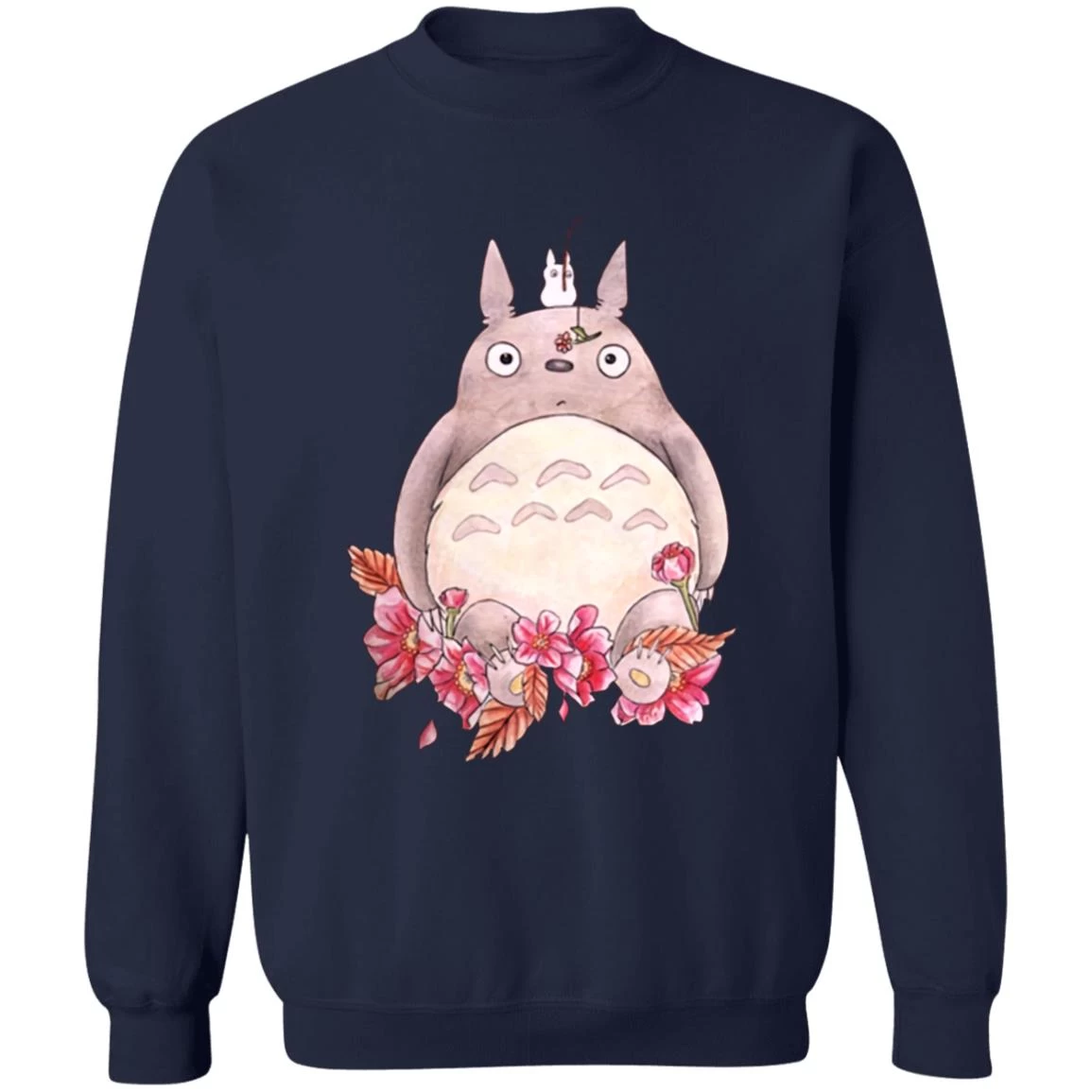 Totoro – Flower Fishing Sweatshirt 16 Totoro – Flower Fishing Sweatshirt - Image 14