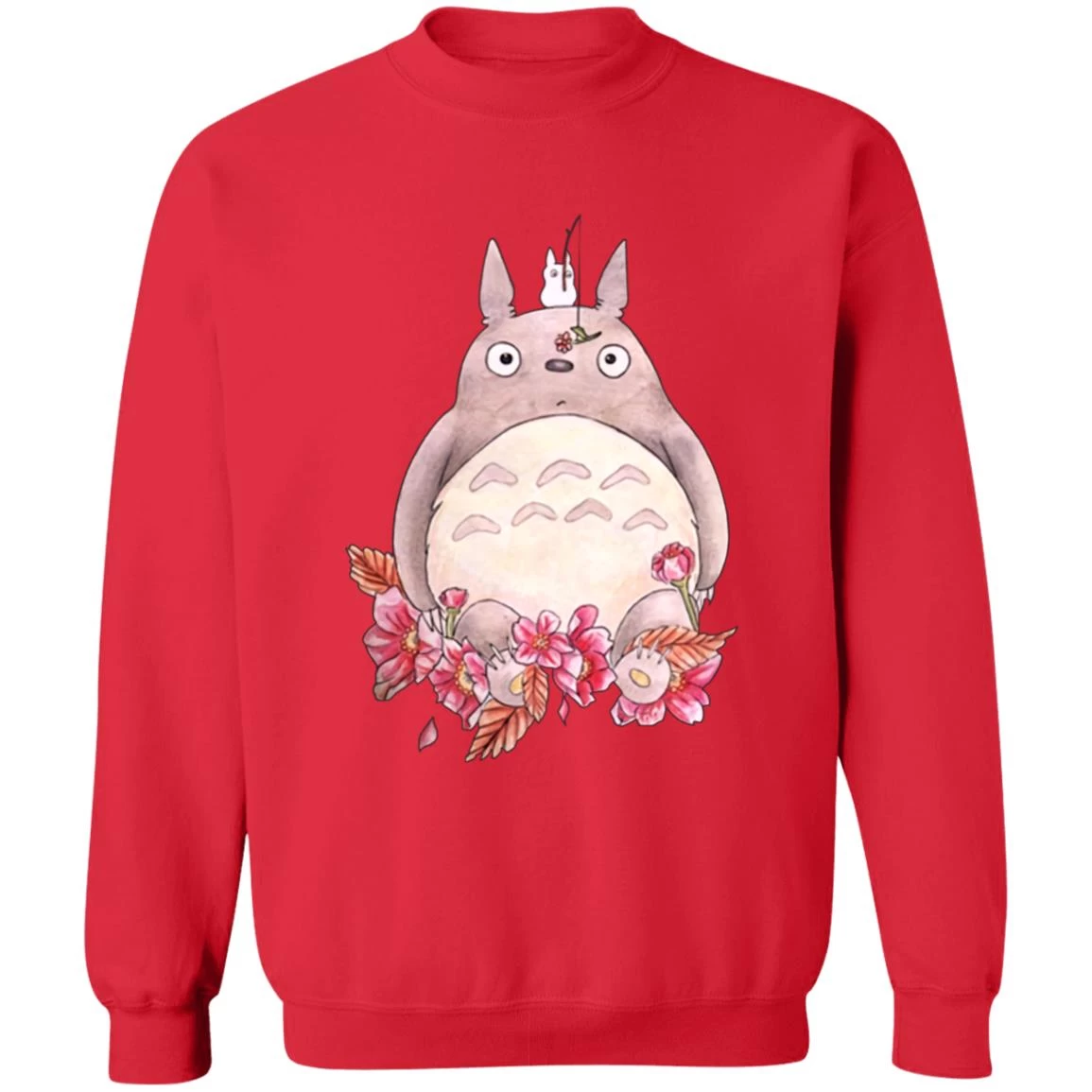 Totoro – Flower Fishing Sweatshirt 8 Totoro – Flower Fishing Sweatshirt - Image 6