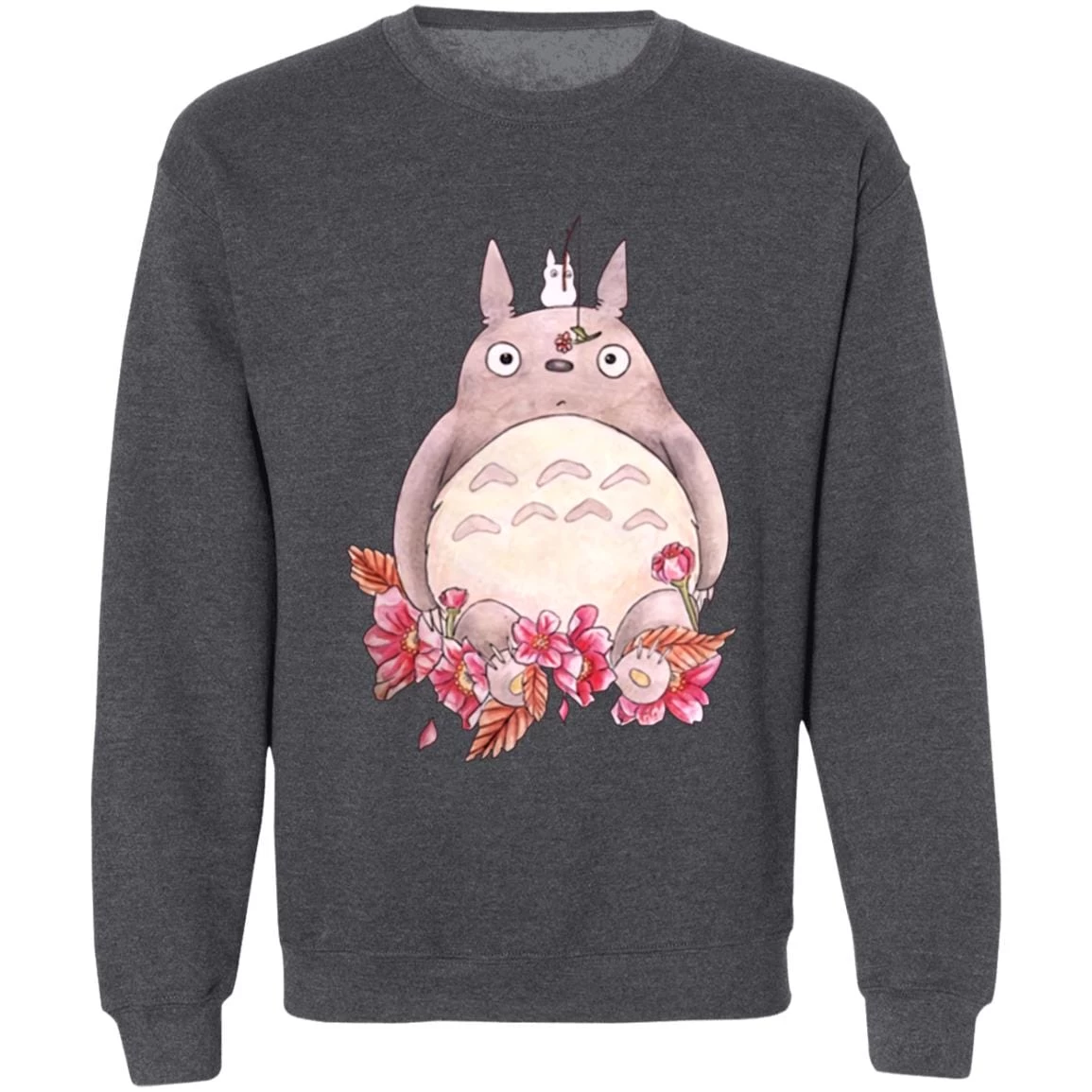 Totoro – Flower Fishing Sweatshirt 9 Totoro – Flower Fishing Sweatshirt - Image 7