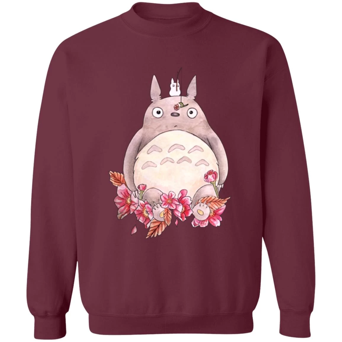 Totoro – Flower Fishing Sweatshirt 6 Totoro – Flower Fishing Sweatshirt - Image 4