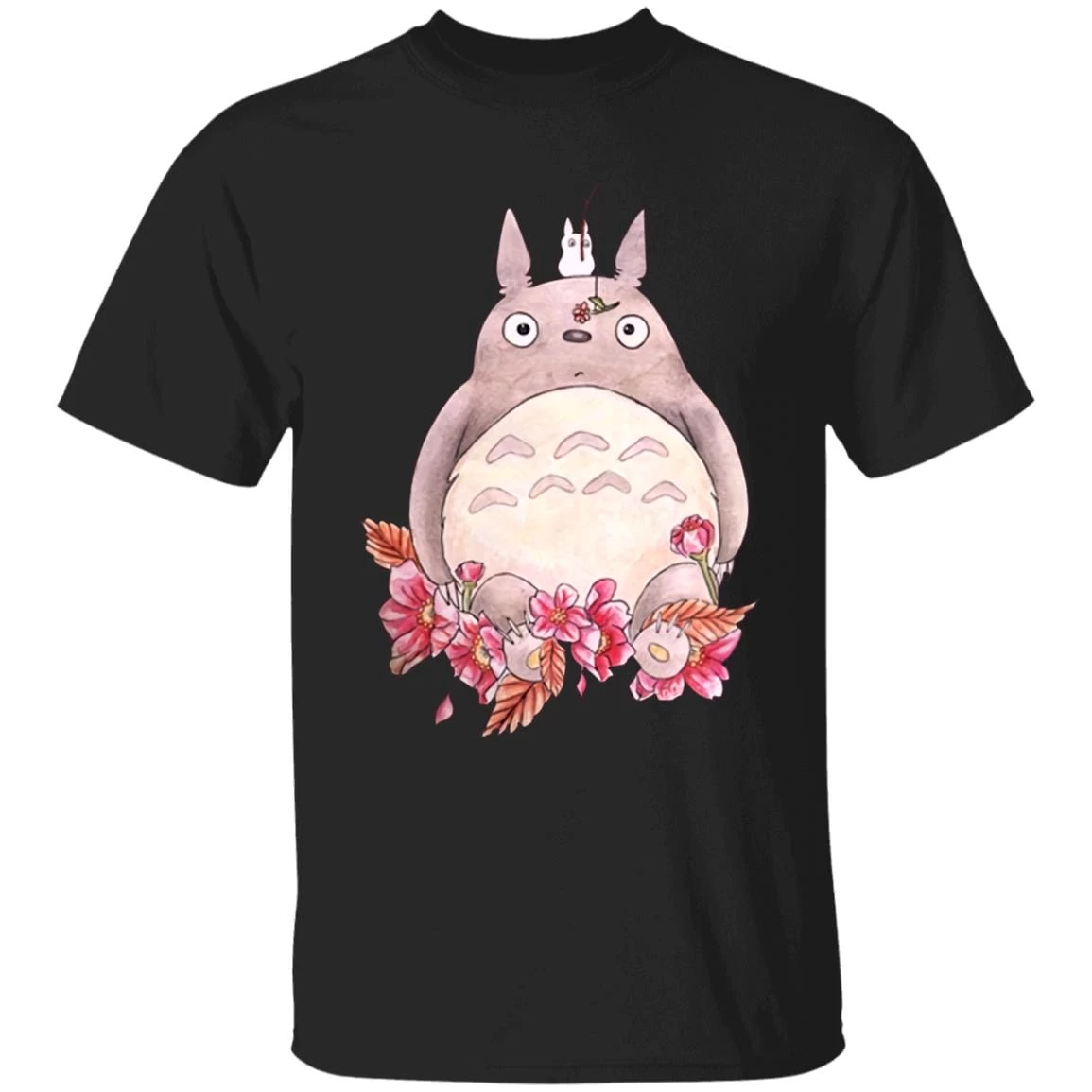 Totoro – Flower Fishing T Shirt 14 Totoro – Flower Fishing T Shirt - Image 12