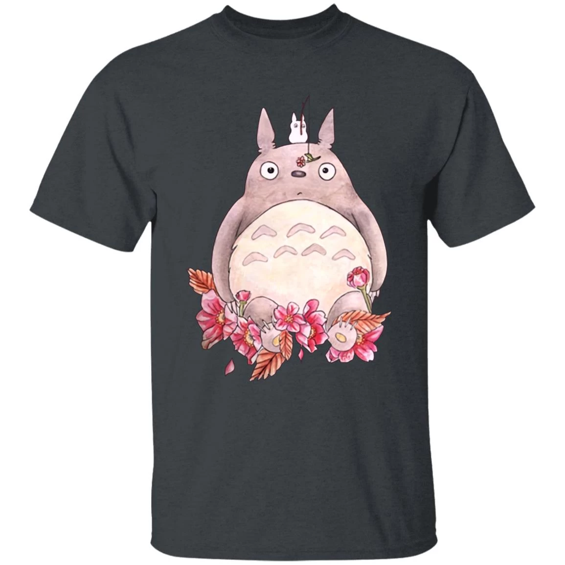 Totoro – Flower Fishing T Shirt 15 Totoro – Flower Fishing T Shirt - Image 13
