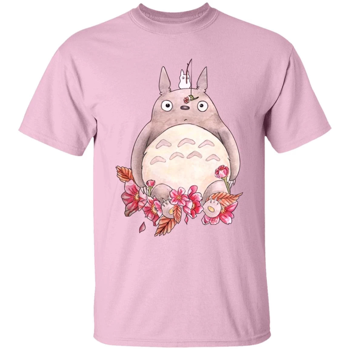 Totoro – Flower Fishing T Shirt 7 Totoro – Flower Fishing T Shirt - Image 5