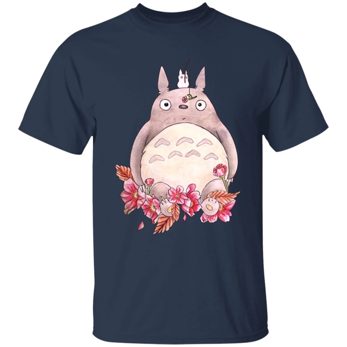 Totoro – Flower Fishing T Shirt 18 Totoro – Flower Fishing T Shirt - Image 16