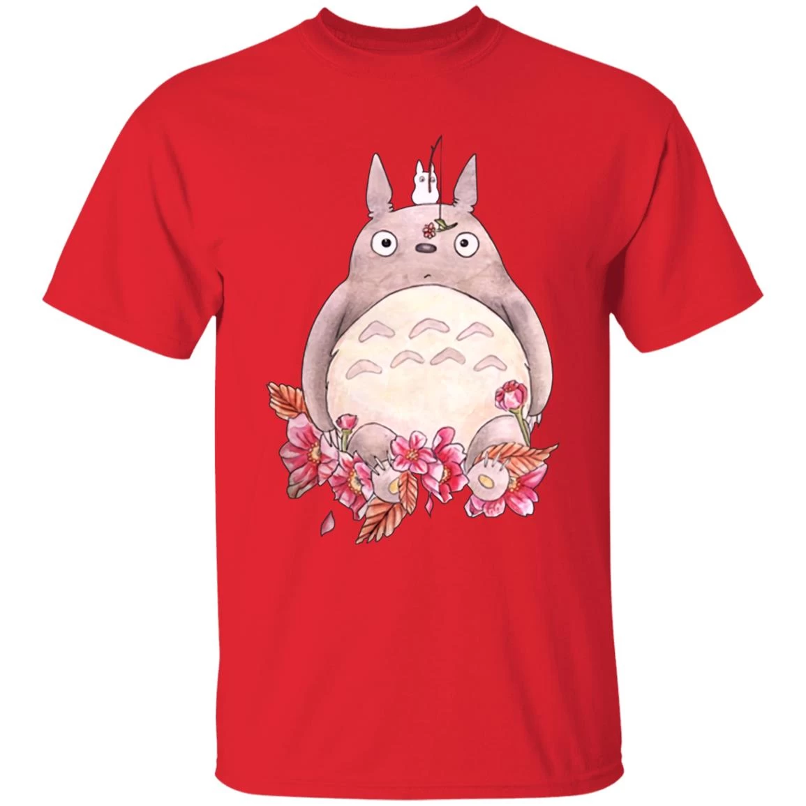 Totoro – Flower Fishing T Shirt 19 Totoro – Flower Fishing T Shirt - Image 17