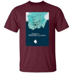 Howl’s Moving Castle Blue Tone Art T Shirt -Ghibli Shop redirect03042021140305 5 1