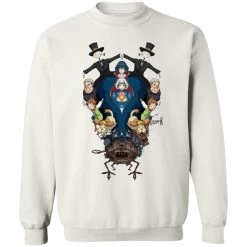 Howl’s Moving Castle Characters Mirror Sweatshirt -Ghibli Shop redirect03042021140322 1