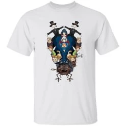Howl’s Moving Castle Characters Mirror T Shirt 30 Howl’s Moving Castle Characters Mirror T Shirt -Ghibli Shop redirect03042021140322 10 1