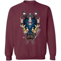 Howl’s Moving Castle Characters Mirror Sweatshirt -Ghibli Shop redirect03042021140322 3 1