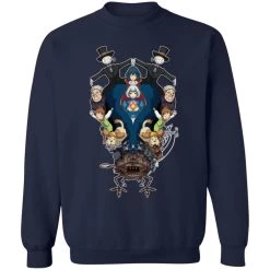 Howl’s Moving Castle Characters Mirror Sweatshirt -Ghibli Shop redirect03042021140322 4 1