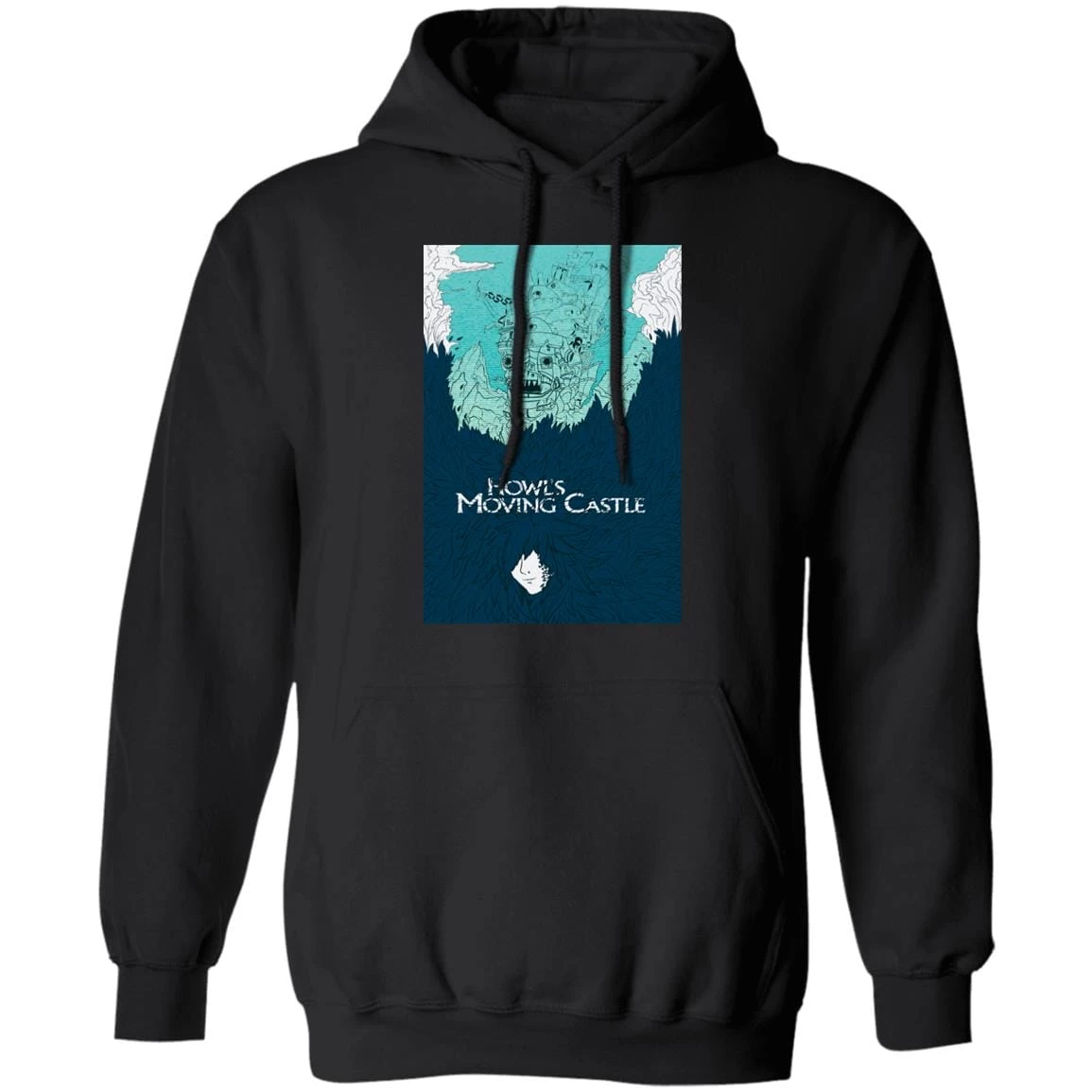 Howl’s Moving Castle Blue Tone Art Hoodie 5 Howl’s Moving Castle Blue Tone Art Hoodie - Image 3