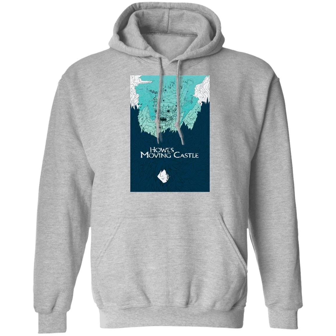 Howl’s Moving Castle Blue Tone Art Hoodie 12 Howl’s Moving Castle Blue Tone Art Hoodie - Image 10