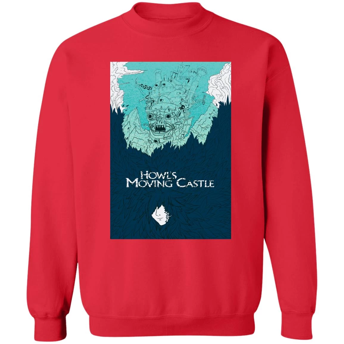 Howl’s Moving Castle Blue Tone Art Sweatshirt 17 Howl’s Moving Castle Blue Tone Art Sweatshirt - Image 15