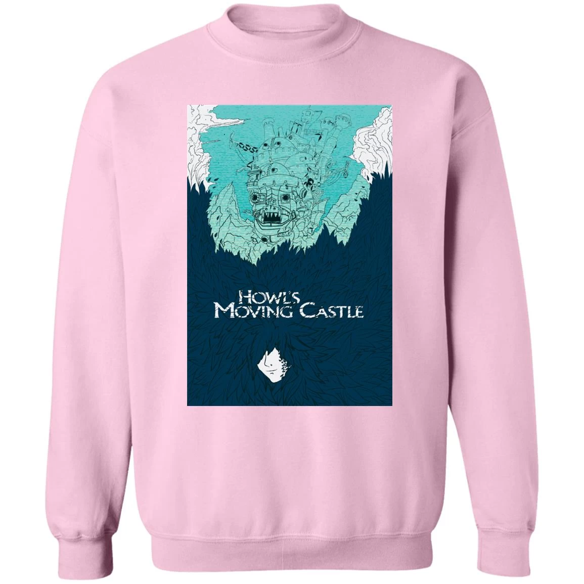 Howl’s Moving Castle Blue Tone Art Sweatshirt 11 Howl’s Moving Castle Blue Tone Art Sweatshirt - Image 9